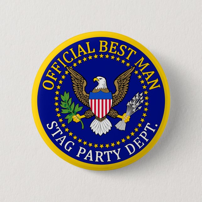 Badge Rond 5 Cm Meilleur homme officiel (Devant)