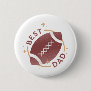 Badge Rond 5 Cm Meilleur Papa Football