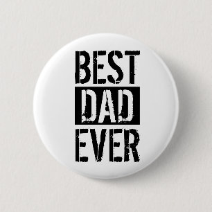 Badge Rond 5 Cm Meilleur Papa Simple Cadeau de Fête des Pères