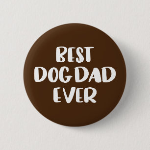 Badge Rond 5 Cm Meilleur père de chien