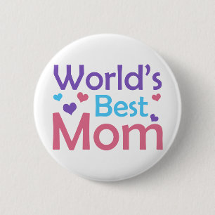 Badge Rond 5 Cm Meilleure maman du monde