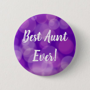 Badge Rond 5 Cm Meilleure tante Ever !