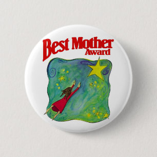 Badge Rond 5 Cm Meilleures Mères Cadeaux