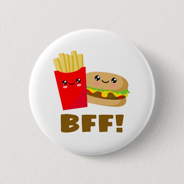 Badge Rond 5 Cm Meilleurs amis pour toujours (Devant)