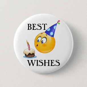 Badge Rond 5 Cm Meilleurs voeux