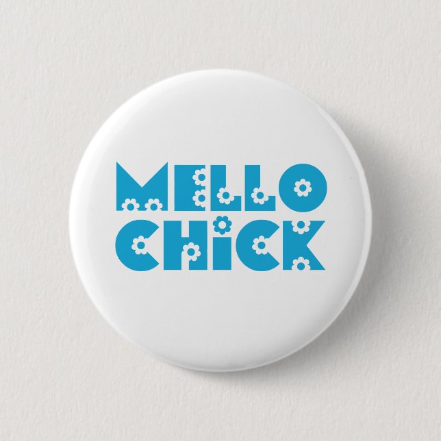 Badge Rond 5 Cm Mello Chick (Devant)