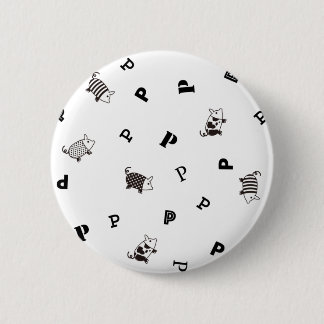 Badge Rond 5 Cm Mellow Pig 缶バッジ