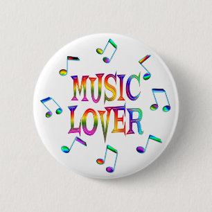 Badge Rond 5 Cm Mélomane