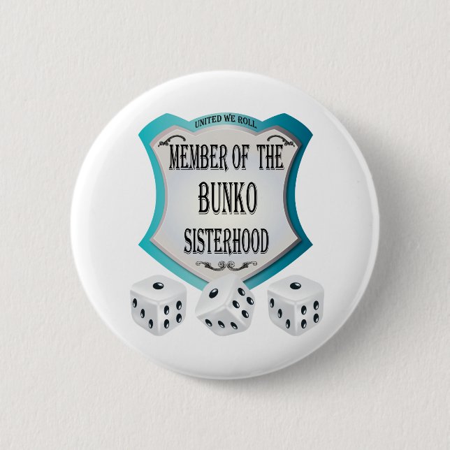 Badge Rond 5 Cm Membre de la fraternité de Bunko (Devant)