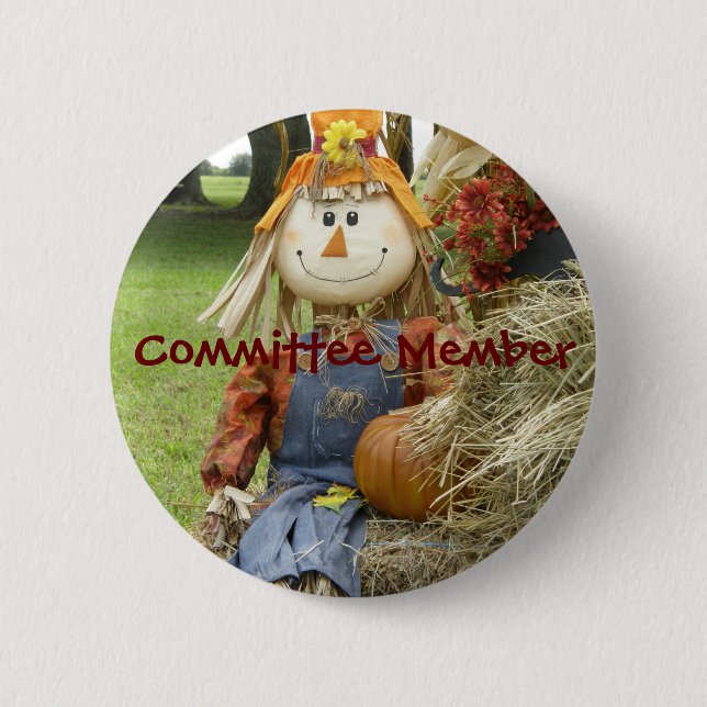 Badge Rond 5 Cm Membre du comité de festival de chute - customisé (Devant)