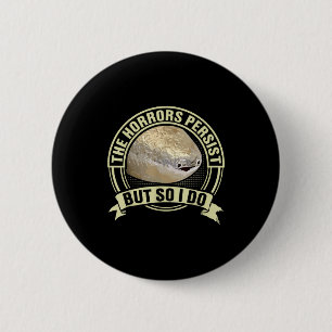 Badge Rond 5 Cm Mème de poisson Sacabambass drôle Les horreurs per