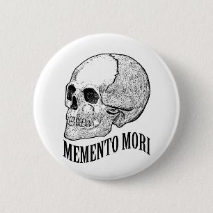 Badge Rond 5 Cm Memento mori