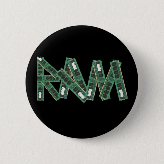 Badge Rond 5 Cm Mémoire à accès sélectif (Devant)