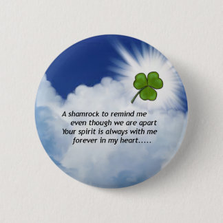Badge Rond 5 Cm Mémorial de shamrock