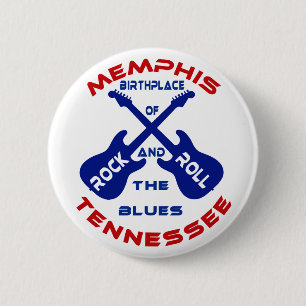 Badge Rond 5 Cm Memphis, Tennessee