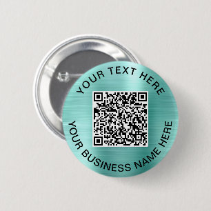 Badge Rond 5 Cm Mention promotionnelle du code QR