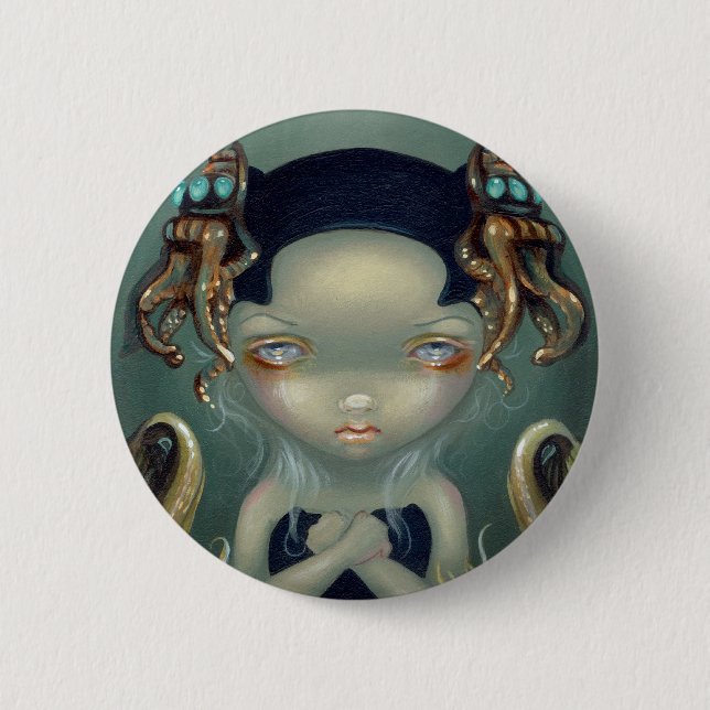 Badge Rond 5 Cm "Mer bouton de Beasties I" (Devant)