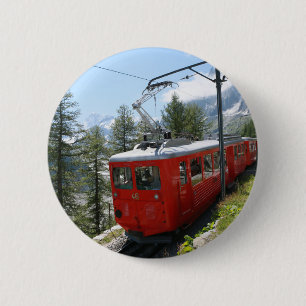 Badge Rond 5 Cm Mer de Glace - Chamonix