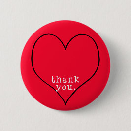 Badge Rond 5 Cm Merci du fond de mon coeur