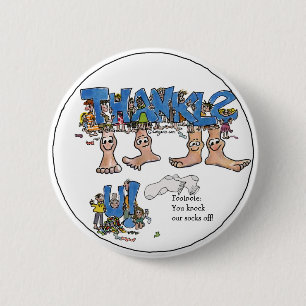 Badge Rond 5 Cm Merci personnalisé