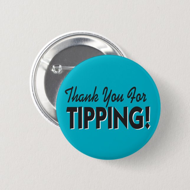 Badge Rond 5 Cm Merci pour basculer (Devant & derrière)