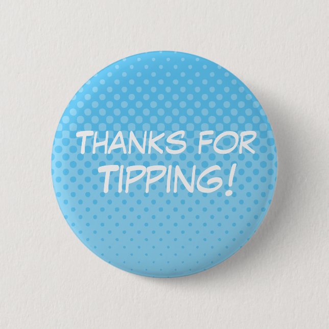 Badge Rond 5 Cm Merci pour incliner le bouton tramé (Devant)