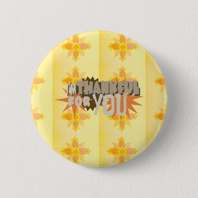Badge Rond 5 Cm Merci pour vous (Devant)