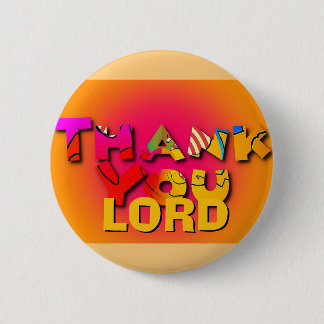 Badge Rond 5 Cm Merci Seigneur Rond