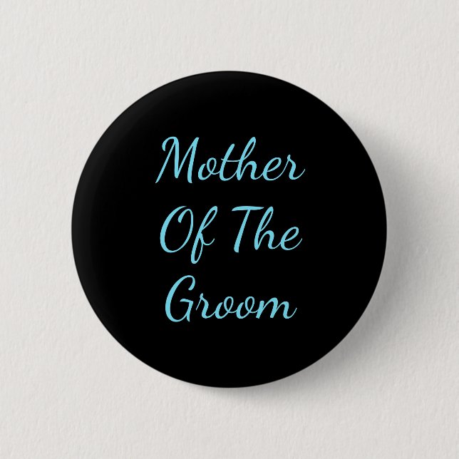 Badge Rond 5 Cm Mère de Groom (Devant)