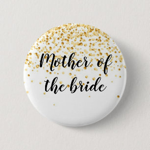 Badge Rond 5 Cm Mère de la jeune mariée