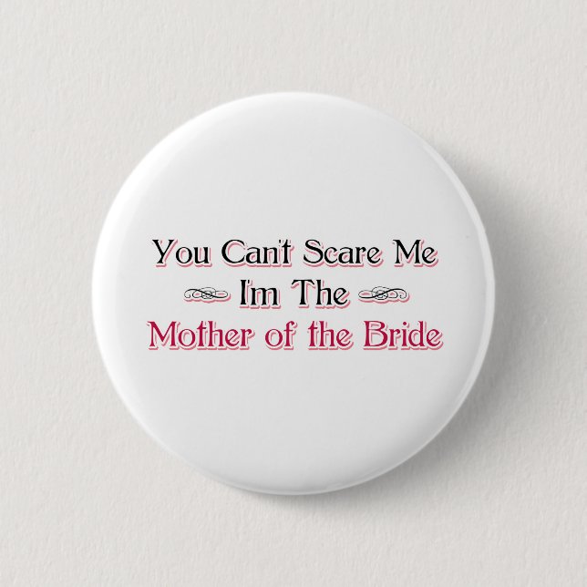 Badge Rond 5 Cm Mère de l'Humour de mariée (Devant)