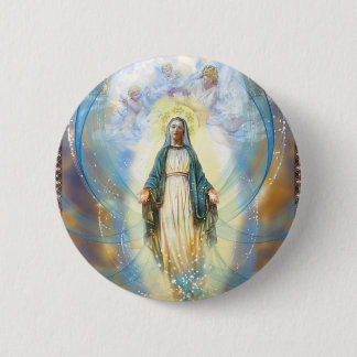 Badge Rond 5 Cm Mère divine