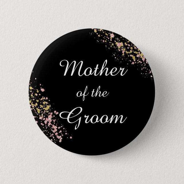 Badge Rond 5 Cm Mère du marié  (Devant)