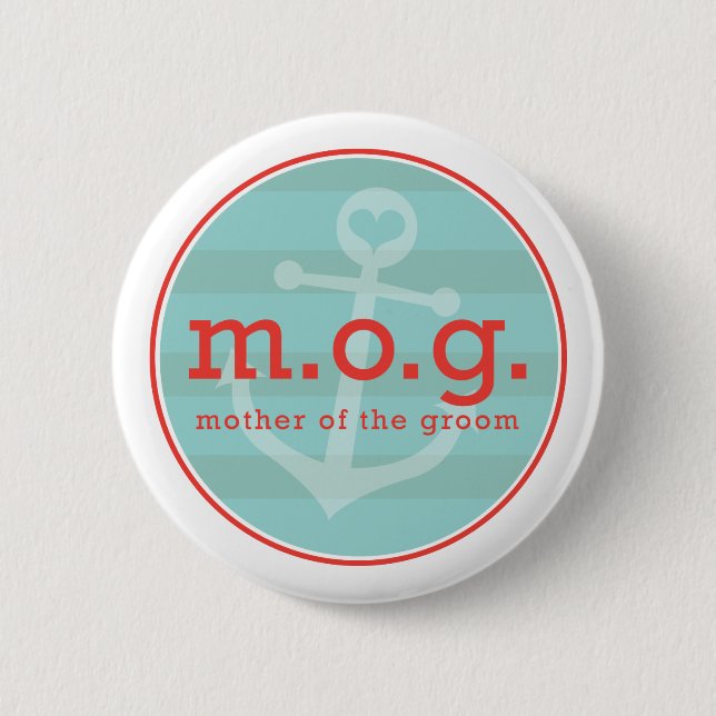 Badge Rond 5 Cm Mère du marin de la chambre (Devant)