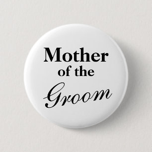 Badge Rond 5 Cm Mère élégante des boutons de marié