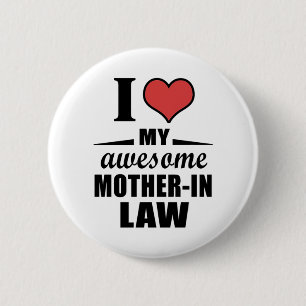 Badge Rond 5 Cm Mère en droit