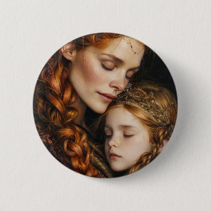 Badge Rond 5 Cm Mère et enfant