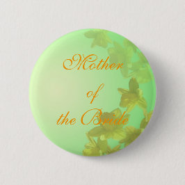 Badge Rond 5 Cm mère mariage du bouton de la mariée,