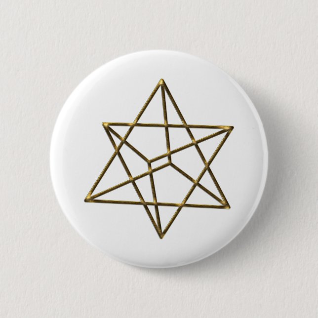 Badge Rond 5 Cm Merkaba (Devant)