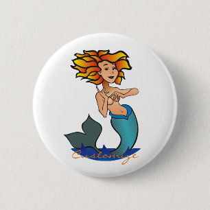 Badge Rond 5 Cm Mermaid Thunder_Cove