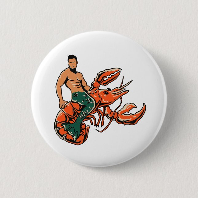Badge Rond 5 Cm merman.ai (Devant)