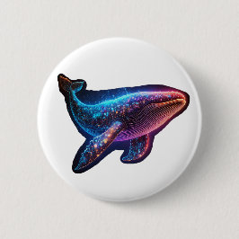 Badge Rond 5 Cm Merveilleuse baleine