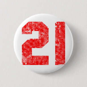 Badge Rond 5 Cm Mes 21èmes cadeaux d'anniversaire