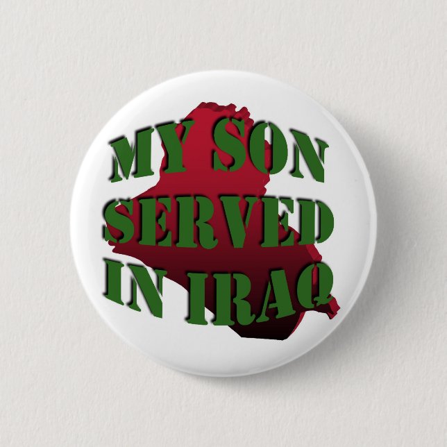 Badge Rond 5 Cm Mes boutons de l'Irak de fils (Devant)