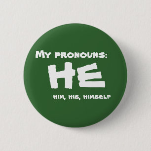 Badge Rond 5 Cm Mes pronoms il