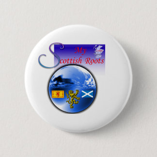 Badge Rond 5 Cm Mes Roots.:- écossais)