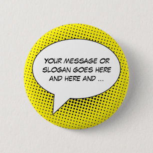 Badge Rond 5 Cm Messagerie : bullez votre Modèle de messages