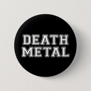 Badge Rond 5 Cm Métal de la mort