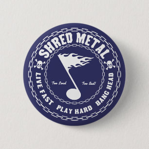 Badge Rond 5 Cm Métal de lambeau