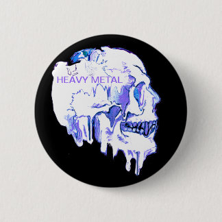 BADGE ROND 5 CM MÉTAL LOURD